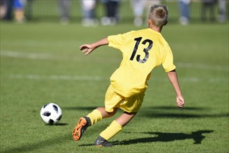 Junior soccer player