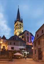 Old Town and Lutheran Cathedral by Night