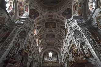 Ceiling vault with organ loft