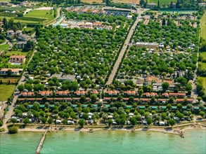 Aerial view of campsite Eurocamping Pacengo