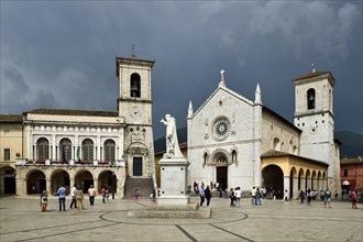 Palazzo Comunale Town Hall and Basilica di San Benedetto