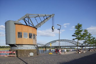 Historic harbour crane