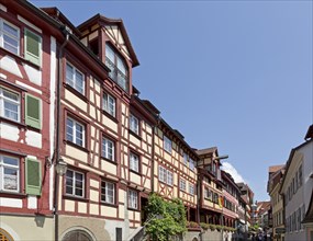 Half-timbered houses in the Oberstadt