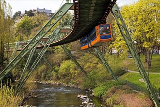 Suspension railway above the river Wupper