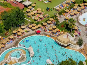 Aerial view of Piani di Clodia Camping