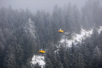 Nebelhornbahn in winter