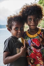 Two indigenous children