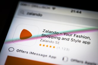 Zalando App in the Apple App Store
