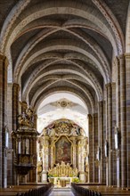 Pulpit and high altar