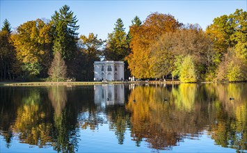 Pagodenburg reflected in Lake Pagodenburg