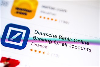 Deutsche Bank app in the Apple App Store