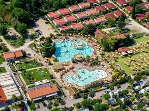 Aerial view of Piani di Clodia Camping