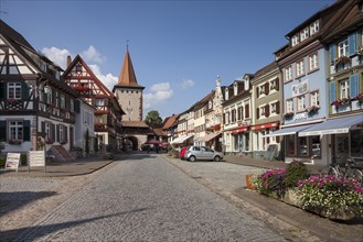 Pedestrian zone with Obertorturm