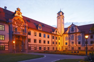 Princely Bishop's residence at dusk