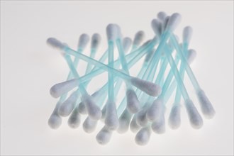 Cotton buds made of plastic