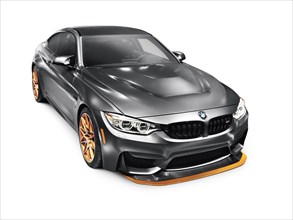 2016 BMW M4 GTS high-performance car matte gray metallic sports car