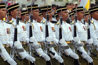 Royal guard on parade on September 16