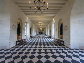 Katharina von Medici Gallery in the Castle of Chenonceau