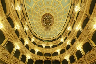 Gold decorated auditorium