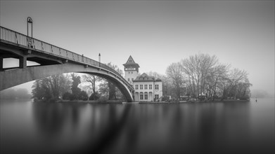 The Abbey Bridge connects Berlin Treptow Kopenick across the Spree with the Island of Youth