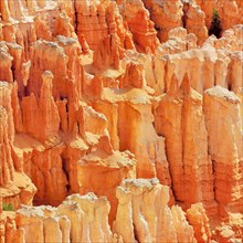 Red eroded limestone columns