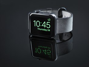 Shiny steel Apple Watch series 2