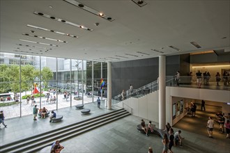 Entrance and courtyard of the Museum of Modern Art