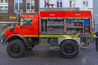 Fire engine of the Gottingen fire brigade