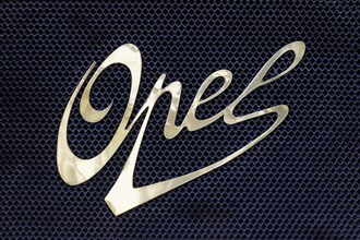Opel lettering on a classic Opel doctor's car model from 1908