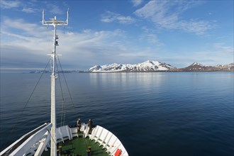 Forlandsundet viewed from boat