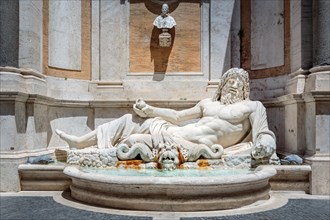 Colossal marble sculpture Oceanus Marforio