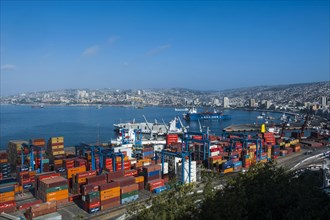 Overlook over the cargo port