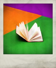 Polaroid effect of book