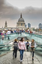 Millenium Bridge and St. Paul's Cathedral