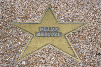 Star by author William Burroughs on the Walk of Fame
