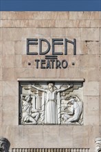 Art Deco Facade of hotel Theatro Eden