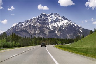 Cars on Trans-Canada highway