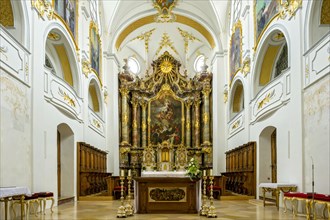 Choir with baroque high altar