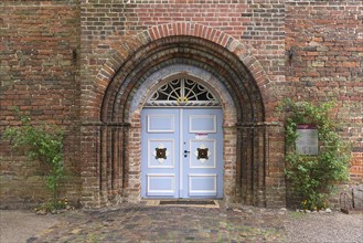 Entrance portal to Rehna Monastery