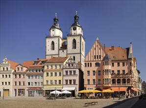 Buildings at the Wittenberg market