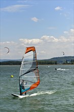 Windsurfer on Lake Biel