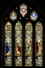 Glass window in parish church
