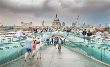 Millenium Bridge and St. Paul's Cathedral