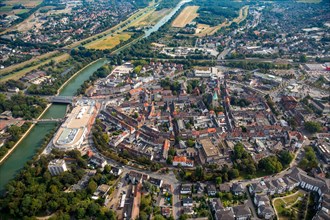 Town centre and River Lippe