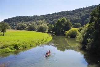 Canoeing on River Altmuhl