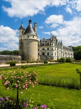 Castle Chenonceau on the Cher