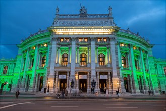 Vienna Burgtheater at dusk