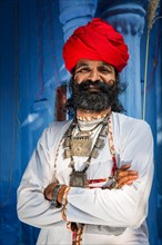 Rajasthani dressed in traditional clothes