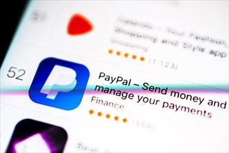 PayPal app in the Apple App Store