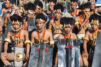 Performers gather at the Hornbill Festival